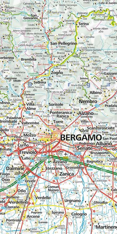 Produktbild: K&uuml;mmerly+Frey Regional-Strassenkarte 2 Lombardei 1:200.000