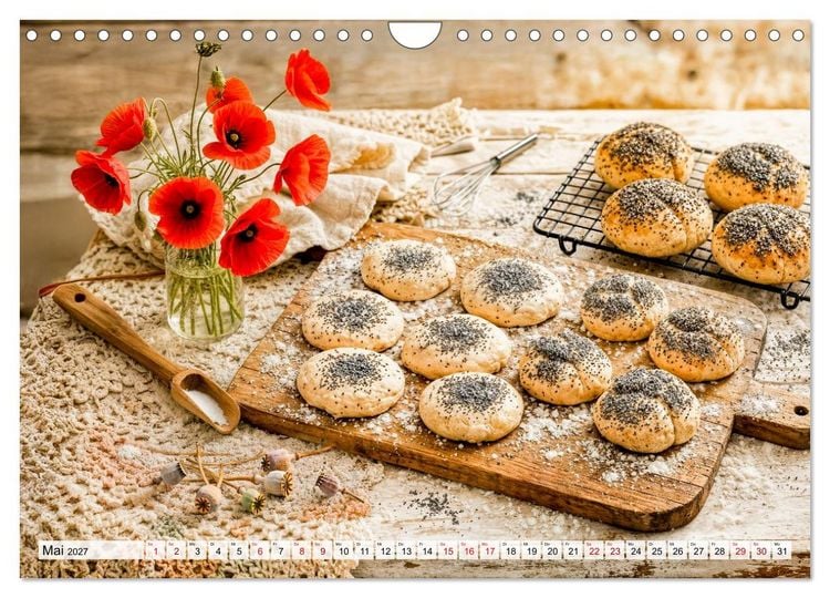 Produktbild: Alte Handwerksk&uuml;nste - Sticken, Backen, Schneidern und Traditionen (Wandkalender 2027 DIN A4 quer), CALVENDO Monatskalender