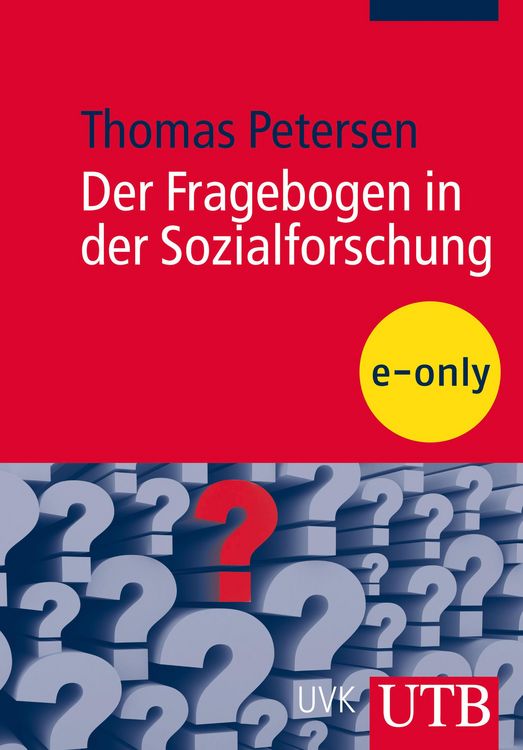 Produktbild: Der Fragebogen in der Sozialforschung