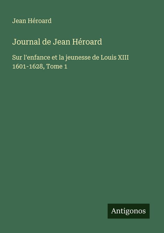 Produktbild: Journal de Jean H&eacute;roard