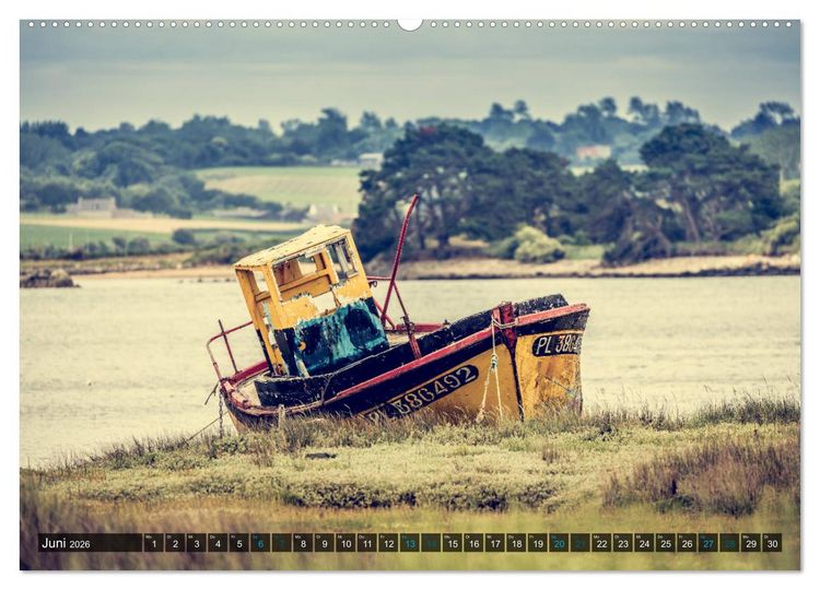 Produktbild: Bretagne zum Verlieben (hochwertiger Premium Wandkalender 2026 DIN A2 quer), Kunstdruck in Hochglanz