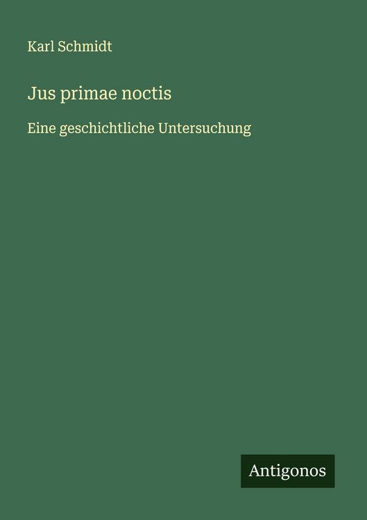Produktbild: Jus primae noctis