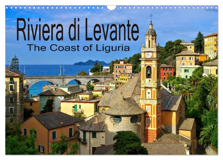 Produktbild: Riviera di Levante The Coast of Liguria (Wall Calendar 2026 DIN A3 landscape), CALVENDO 12 Month Wall Calendar