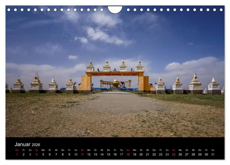 Produktbild: Mongolei - Zwischen Mittelalter und Moderne (Wandkalender 2026 DIN A4 quer), CALVENDO Monatskalender