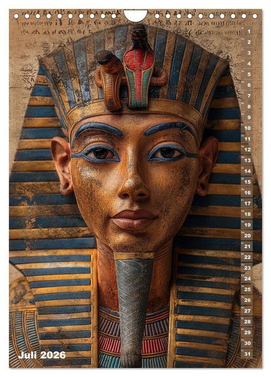 Produktbild: &Auml;gyptische Algorithmen - K&uuml;nstliche Intelligenz trifft auf das alte &Auml;gypten (Wandkalender 2026 DIN A4 hoch), CALVENDO Monatskalender