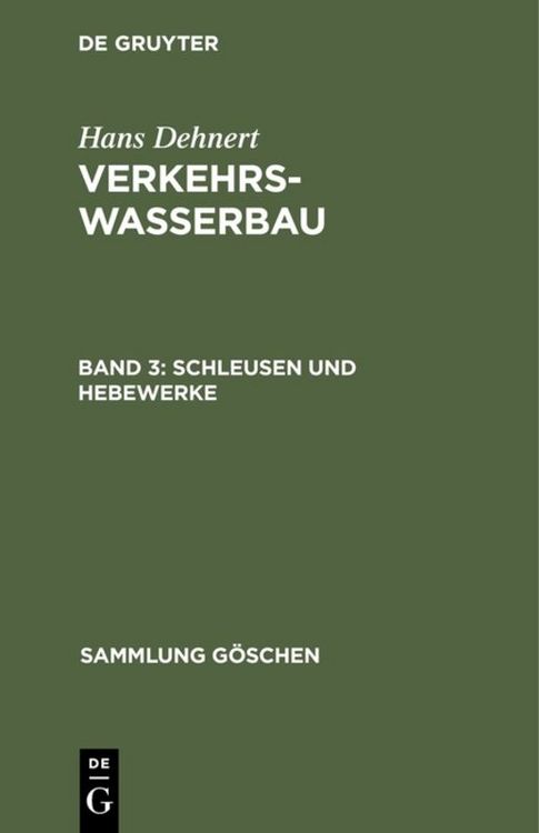 Produktbild: Schleusen und Hebewerke