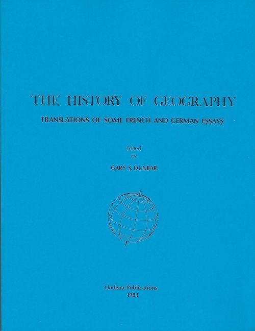 Produktbild: The History of Geography