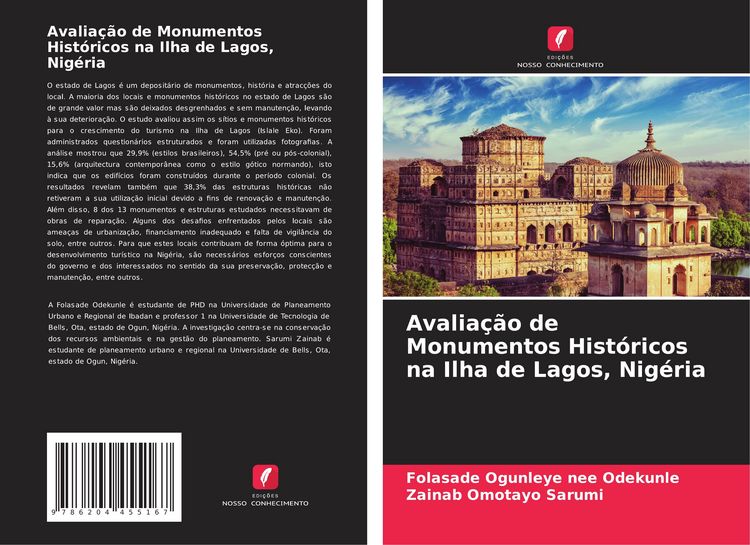 Produktbild: Avalia&ccedil;&atilde;o de Monumentos Hist&oacute;ricos na Ilha de Lagos, Nig&eacute;ria