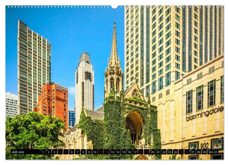 Produktbild: Chicago Impressionen (Wandkalender 2026 DIN A2 quer), CALVENDO Monatskalender
