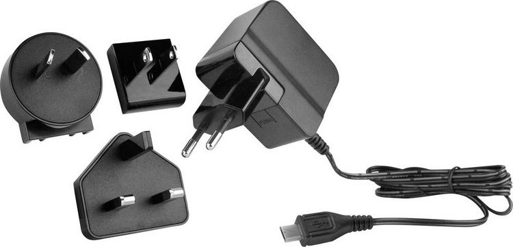 Produktbild: HN Power HNP06I-MINIUSBL6 Steckernetzteil, Festspannung 5 V/DC 1.5A 7.5W mit Australien-Adapter, mit Europa-Adapter, mit