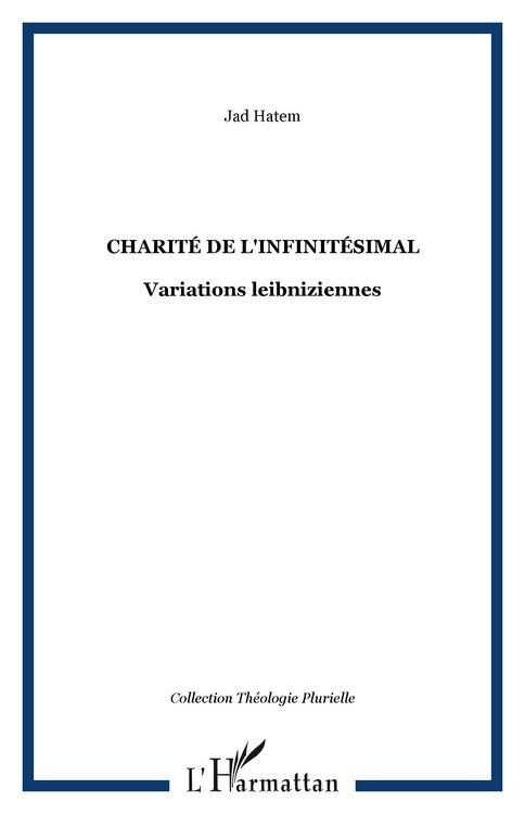 Produktbild: Charit&eacute; de l'infinit&eacute;simal