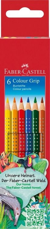 Produktbild: Faber-Castell Buntstifte Colour Grip, 6er Set