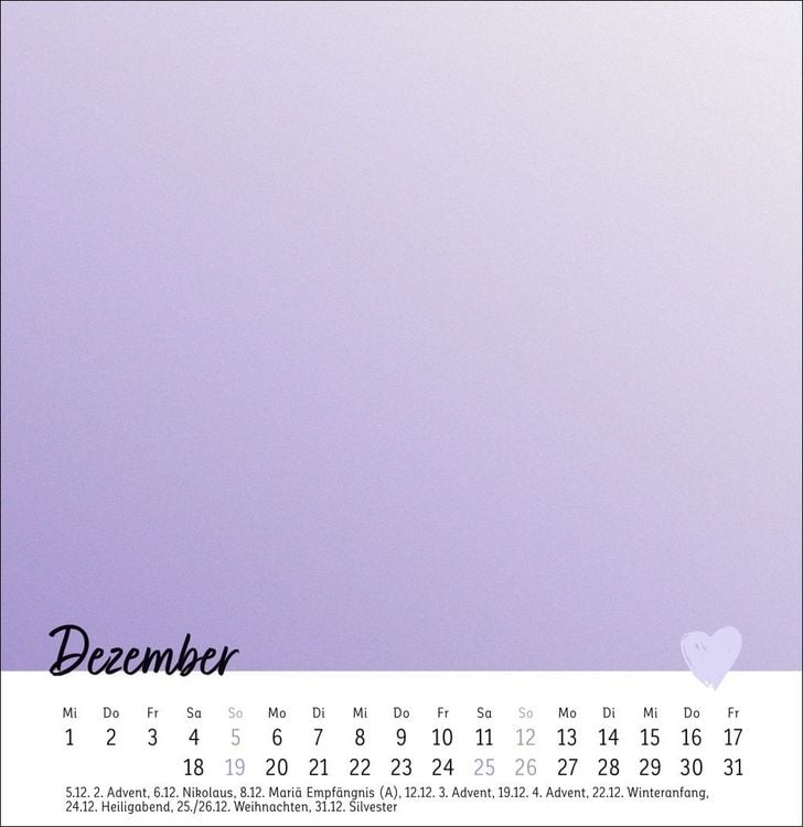 Produktbild: Kreativkalender zum Aufstellen Mit Liebe gemacht 2027