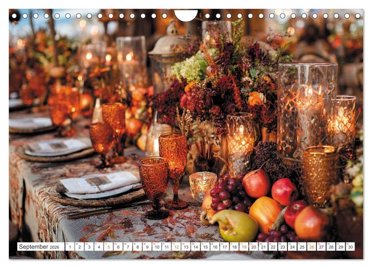 Produktbild: Kulinarische Eleganz (Wandkalender 2026 DIN A4 quer), CALVENDO Monatskalender