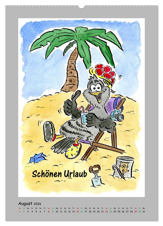 Produktbild: HarryKuckuck - Der Schwarzwald ruft (Wandkalender 2026 DIN A2 hoch), CALVENDO Monatskalender