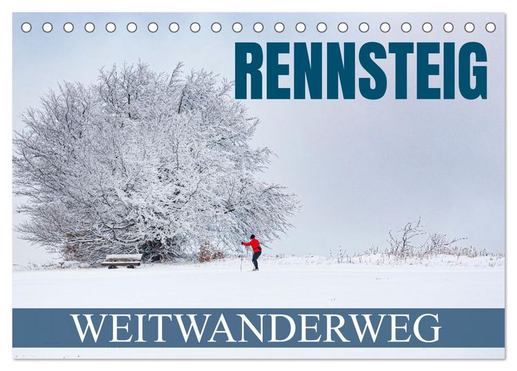 Produktbild: Rennsteig - Weitwanderweg (Tischkalender 2026 DIN A5 quer), CALVENDO Monatskalender