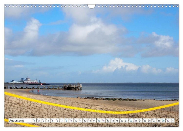 Produktbild: F&ouml;hr - Wasser Landschaft Wind und Meer (Wandkalender 2026 DIN A3 quer), CALVENDO Monatskalender