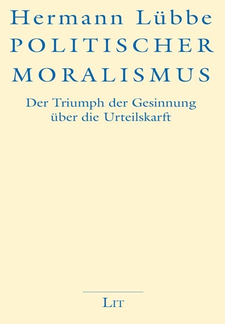Produktbild: Politischer Moralismus
