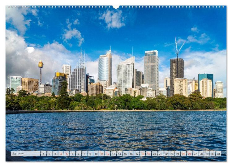 Produktbild: Australien Metropolen (Wandkalender 2026 DIN A2 quer), CALVENDO Monatskalender