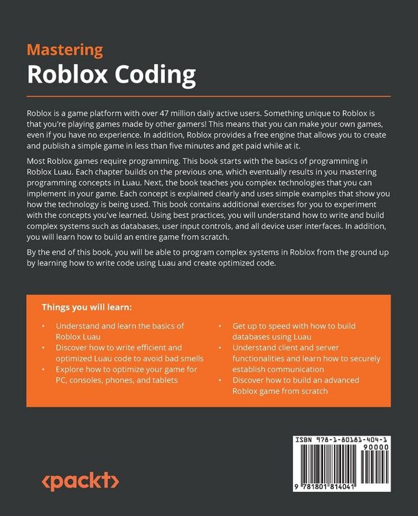 Produktbild: Mastering Roblox Coding