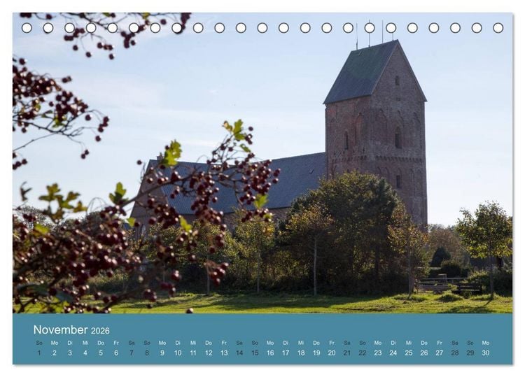 Produktbild: F&ouml;hr 2026. Portr&auml;t einer Insel (Tischkalender 2026 DIN A5 quer), CALVENDO Monatskalender