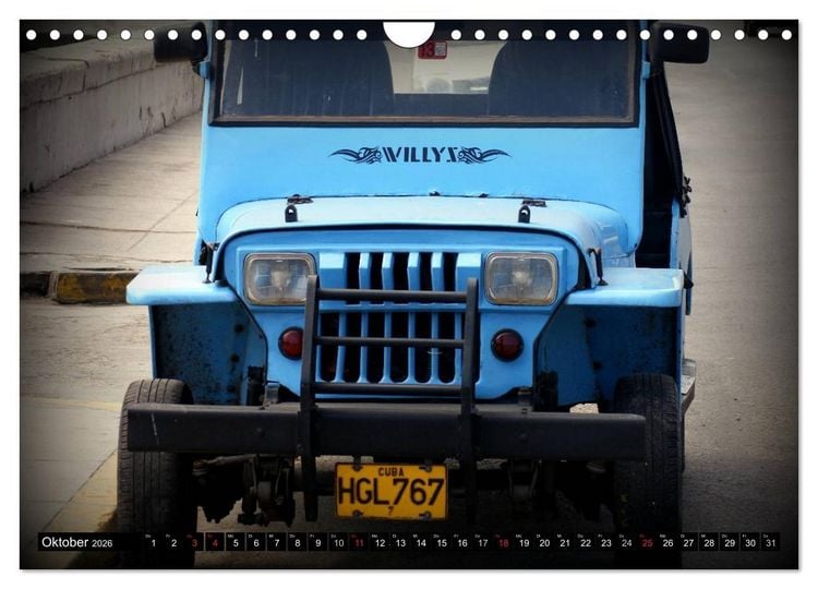Produktbild: Auto-Legenden: WILLYS (Wandkalender 2026 DIN A4 quer), CALVENDO Monatskalender