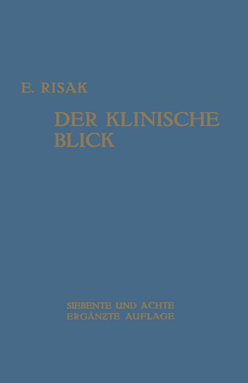 Produktbild: Der Klinische Blick