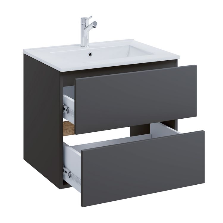 Produktbild: 2 tlg. Badm&ouml;bel-Set mit Waschbecken Cosila-I 61 cm