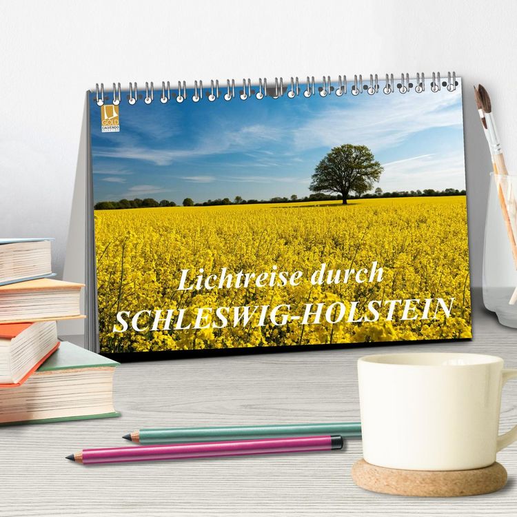 Produktbild: Lichtreise durch Schleswig-Holstein (Tischkalender 2026 DIN A5 quer), CALVENDO Monatskalender