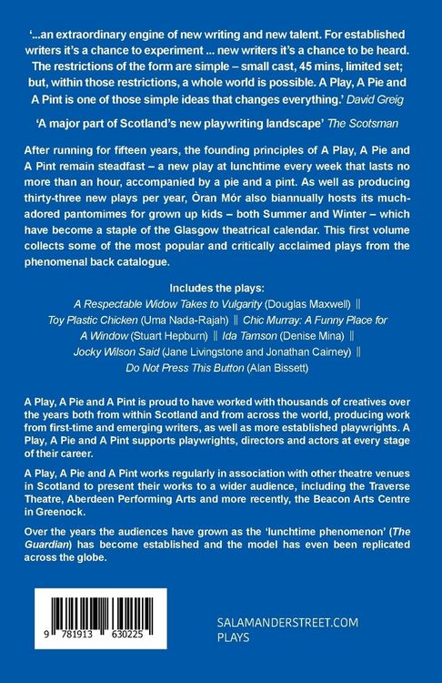 Produktbild: A Play, a Pie and a Pint: Volume One