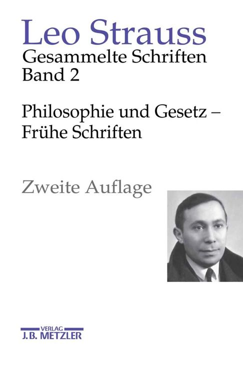 Produktbild: Philosophie und Gesetz &ndash; Fr&uuml;he Schriften