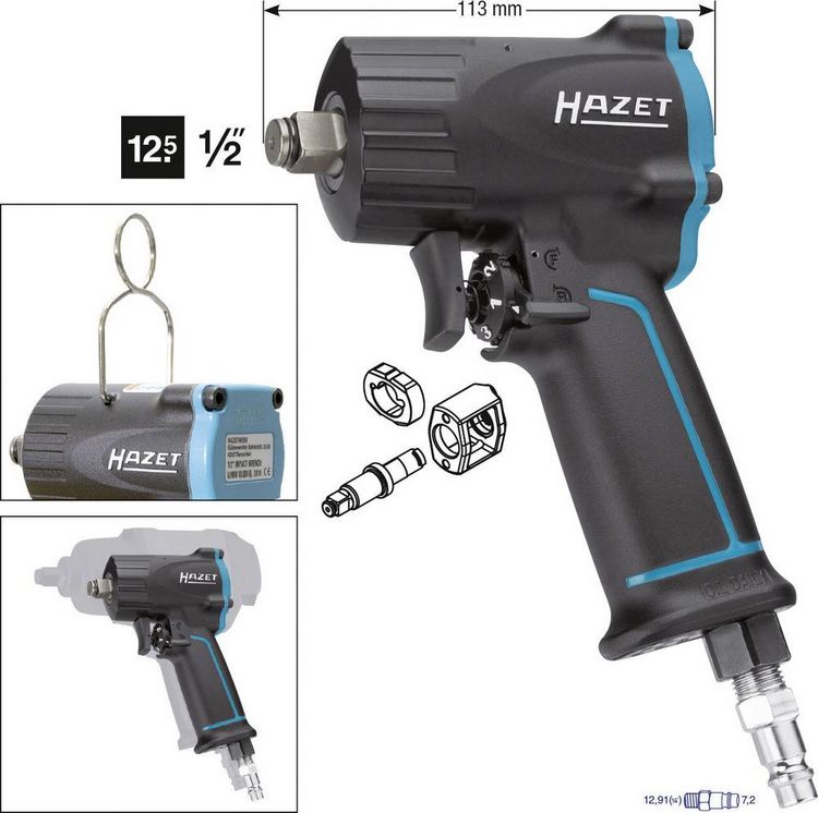 Hazet 9012M Druckluft-Schlagschrauber 1/2 (12.5 mm