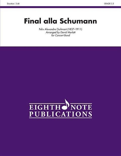Produktbild: Guilmant, F: Final Alla Schumann, Op. 83