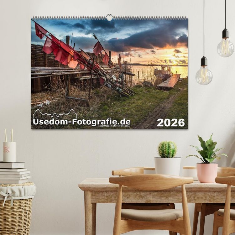 Produktbild: Usedom-Fotografie.de (Wandkalender 2026 DIN A2 quer), CALVENDO Monatskalender