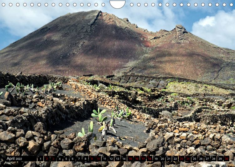 Produktbild: Vulkanlandschaften - Aus Lava und Asche modelliert (Wandkalender 2022 DIN A4 quer)