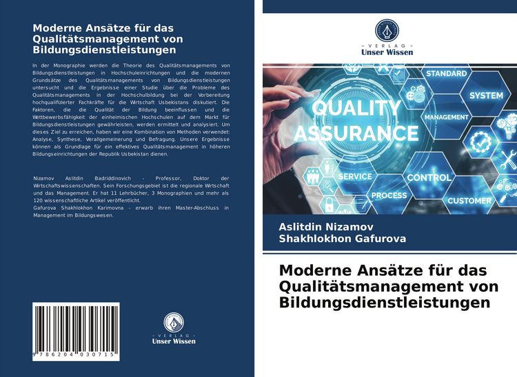 Produktbild: Moderne Ans&auml;tze f&uuml;r das Qualit&auml;tsmanagement von Bildungsdienstleistungen