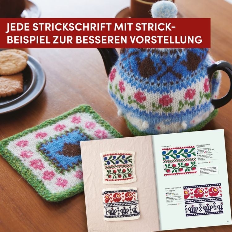 Produktbild: Floral Stricken. Die Mustersammlung