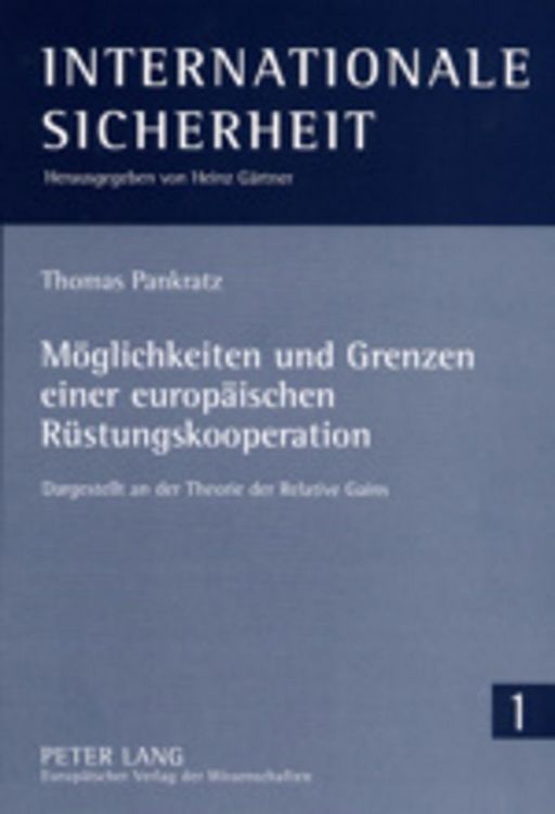 Produktbild: M&ouml;glichkeiten und Grenzen einer europ&auml;ischen R&uuml;stungskooperation