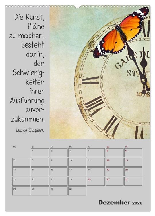 Produktbild: Motivationshilfe (Wandkalender 2026 DIN A2 hoch), CALVENDO Monatskalender