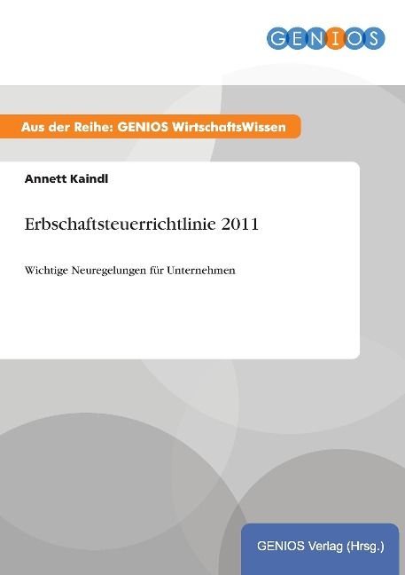 Produktbild: Erbschaftsteuerrichtlinie 2011