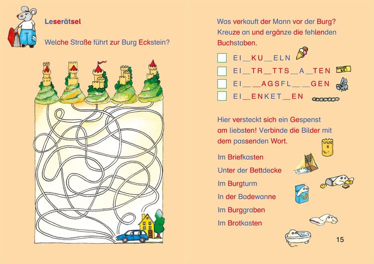 LESEMAUS zum Lesenlernen Sammelbände: Die besten Abenteuer-Silben-Geschichten