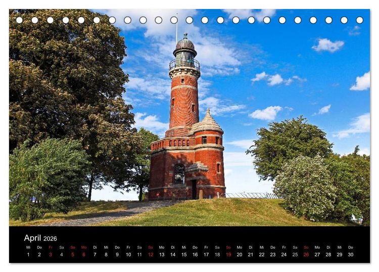 Produktbild: Malerische Kieler F&ouml;rde (Tischkalender 2026 DIN A5 quer), CALVENDO Monatskalender