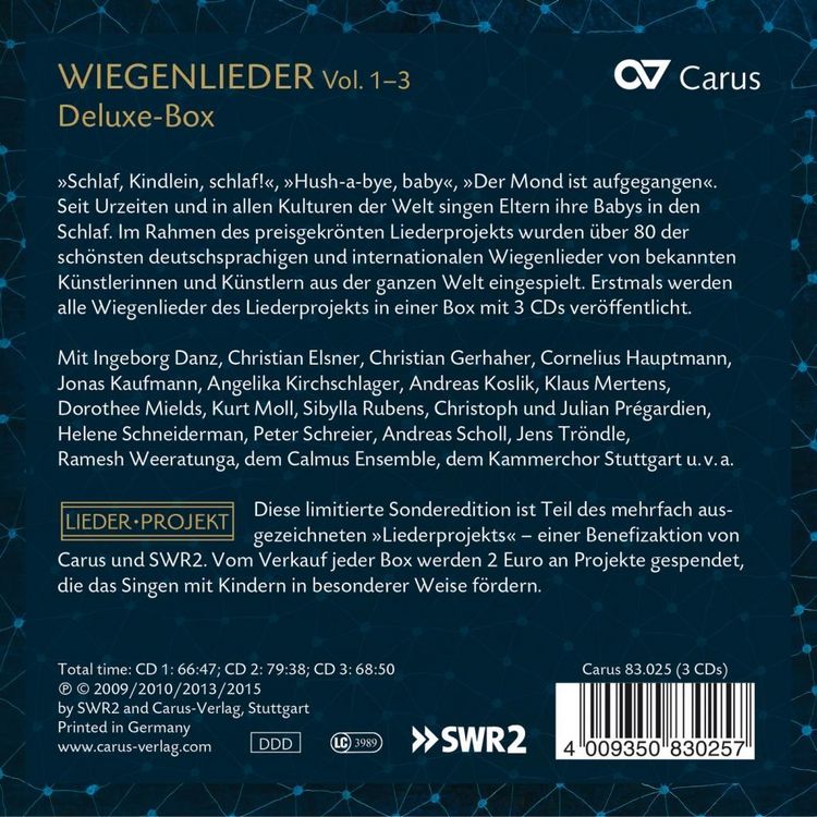 Produktbild: Various: Wiegenlieder-Box