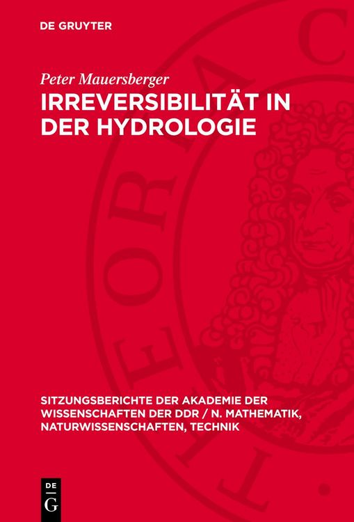 Produktbild: Irreversibilit&auml;t in der Hydrologie