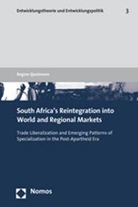 Produktbild: South Africa's Reintegration into World and Regional Markets