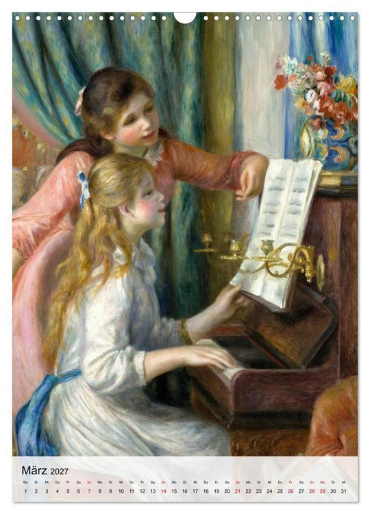 Produktbild: Die kleinen Musen des Monsieur Renoir (Wandkalender 2027 DIN A3 hoch), CALVENDO Monatskalender