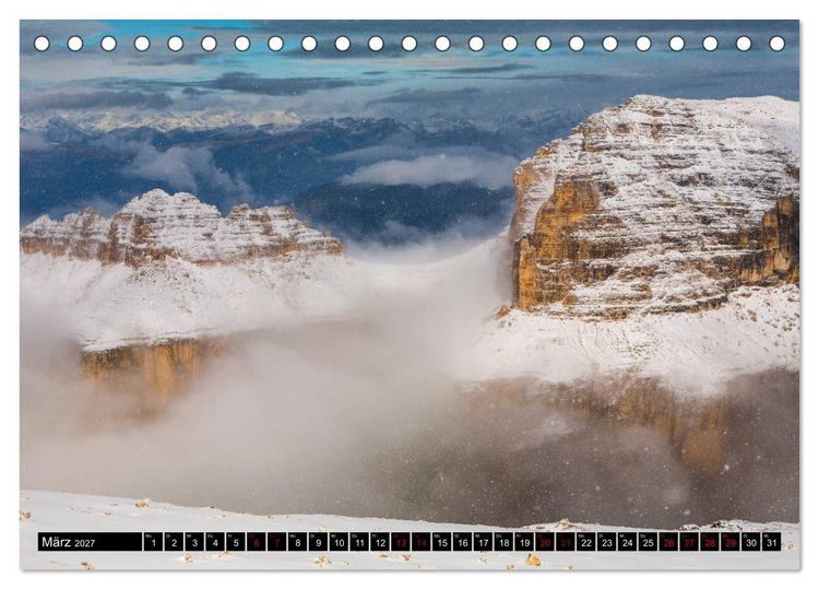 Produktbild: Sellagruppe. Dolomiten (Tischkalender 2027 DIN A5 quer), CALVENDO Monatskalender