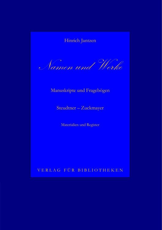 Produktbild: Namen und Werke