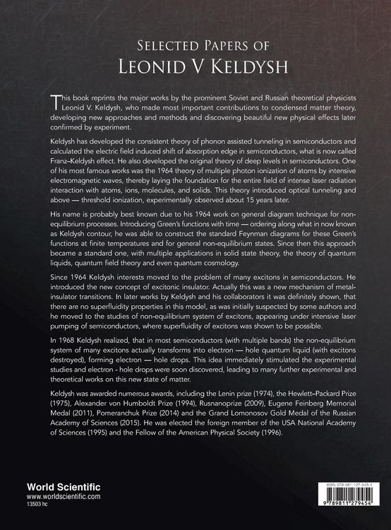 Produktbild: Selected Papers Of Leonid V Keldysh