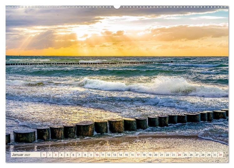 Produktbild: Mein Urlaub am Meer (Wandkalender 2027 DIN A2 quer), CALVENDO Monatskalender